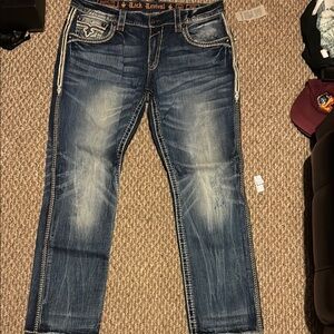 Rock Revival Blue Straight Jeans